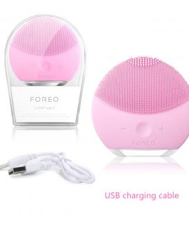 Mini 2 Facial Cleansing Brush Real Logo USB Charging Waterproof 8 Levels